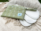 Preview: Blümchen pantyliner nursing pad wetbag PUL XS FLORAL green